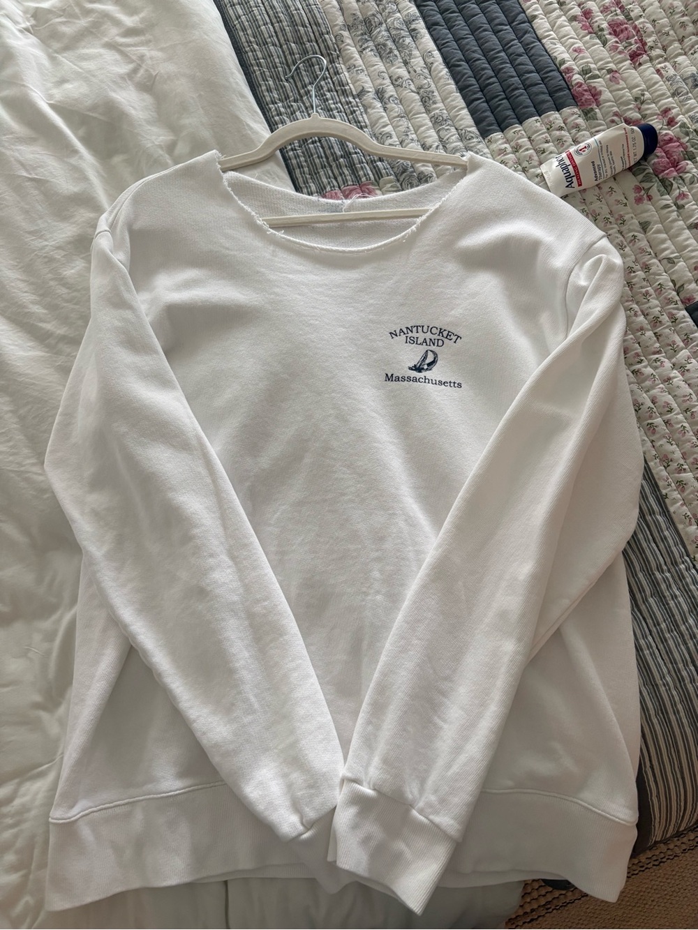 Brandy Melville raw hem sweater.